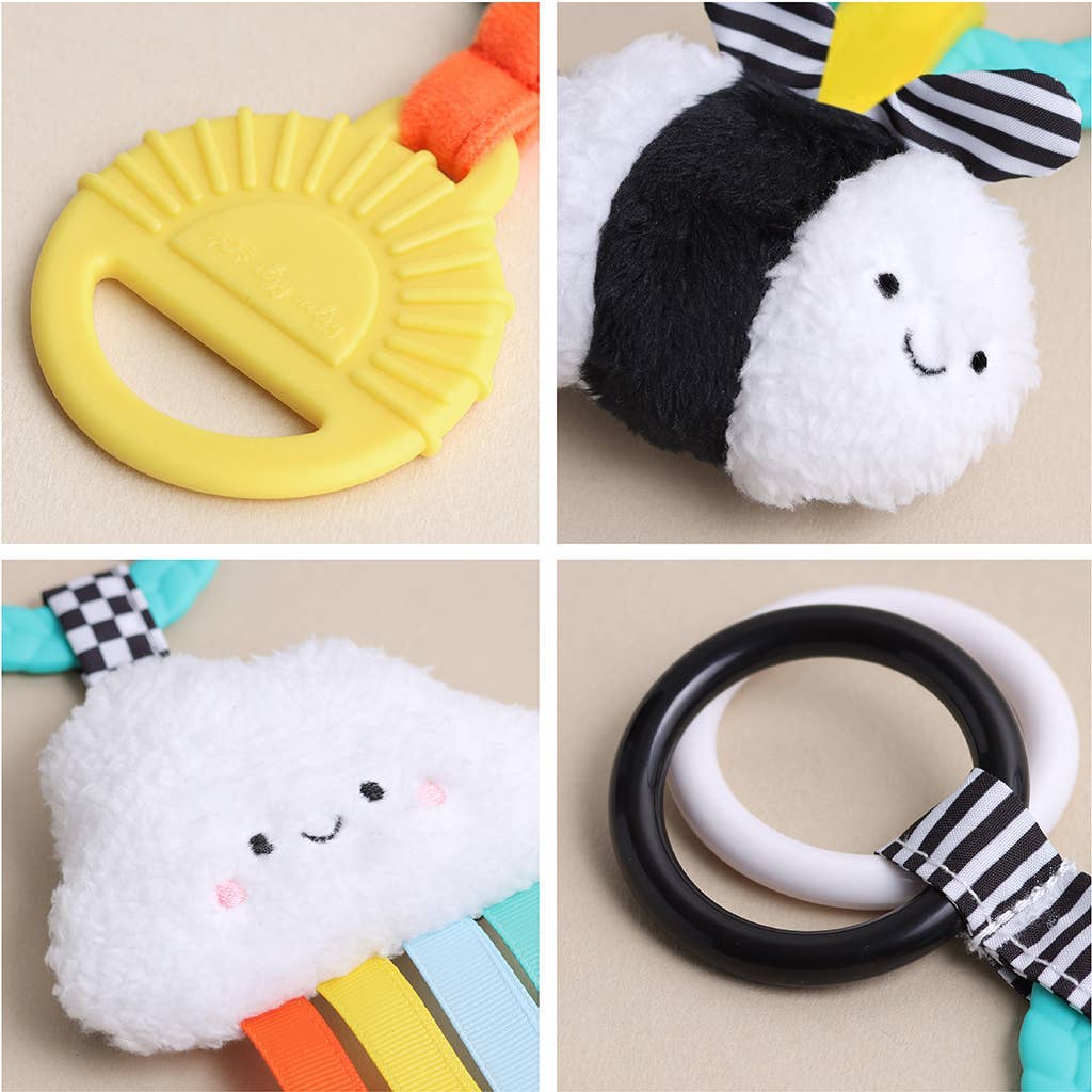 Anneau d’activités de dentition bébé – Bitzy Busy Ring™ - Jouets de dentition - Boutique LeoLudo - Itzy Ritzy Canada