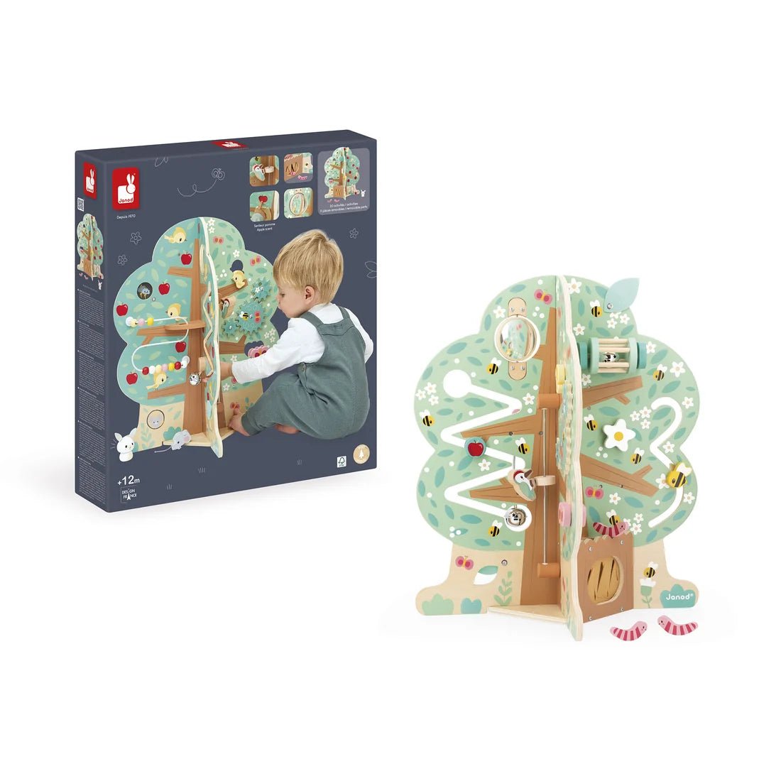 Arbre d’éveil – La ferme - Janod -Jouets d'éveil- Boutique LeoLudo-Janod