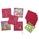 Art à gratter scintillant - Jardin - Art & bricolage - Boutique LeoLudo - Crocodile Creek