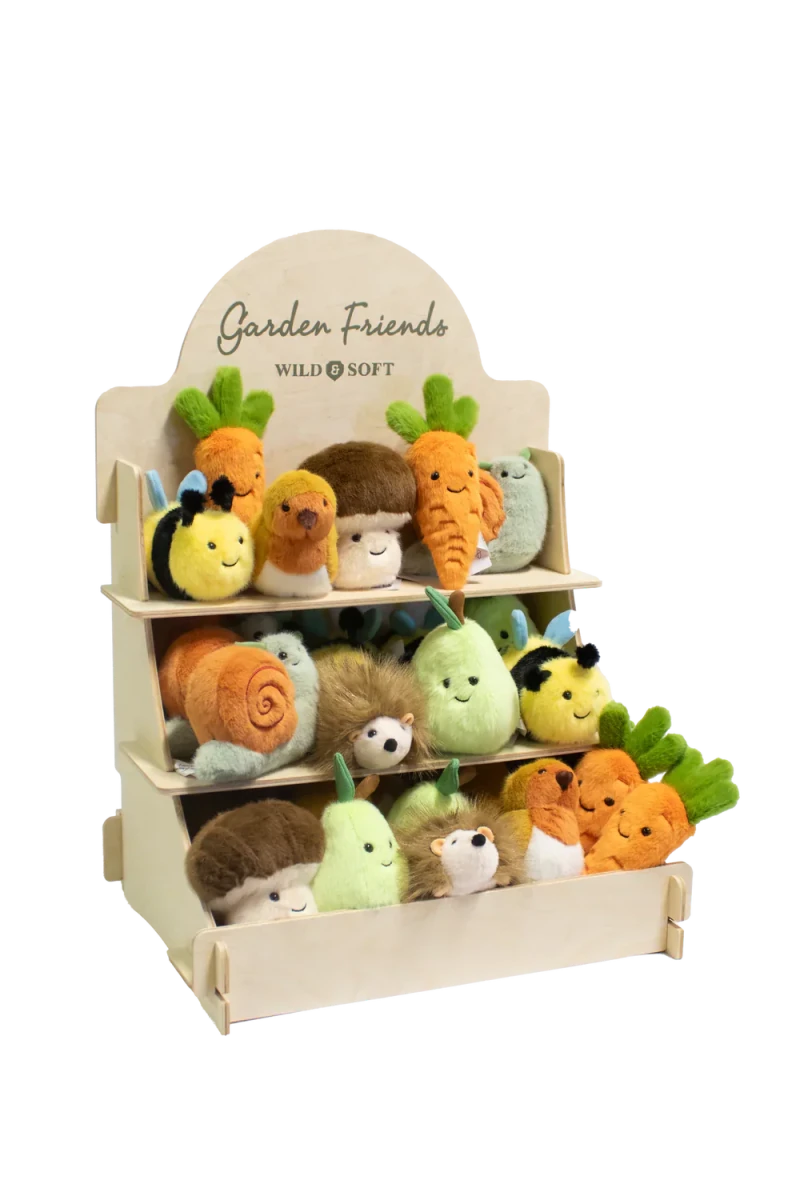 Assortiment de peluches légumes – Wild & Soft - Peluches - Boutique LeoLudo - LeoLudo