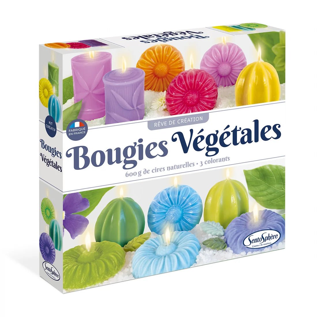 Atelier de bougies végétales -Art & bricolage- Boutique LeoLudo-SentoSphere