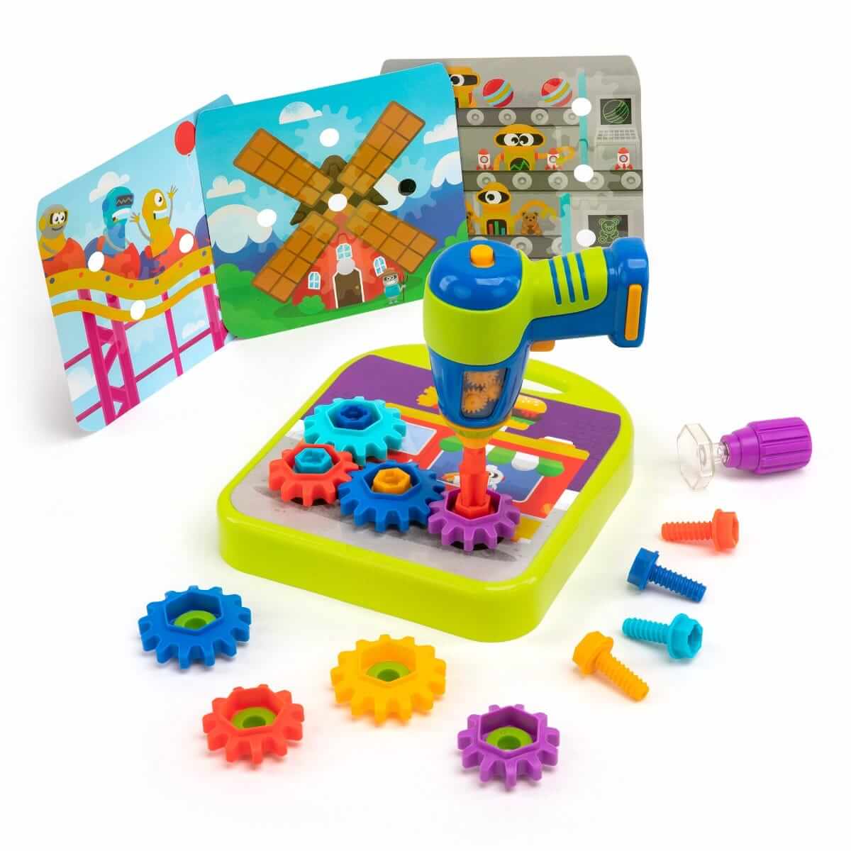 Atelier de conception d'engrenages Design & Drill - Jeux d'assemblage - Boutique LeoLudo - Educational Insights