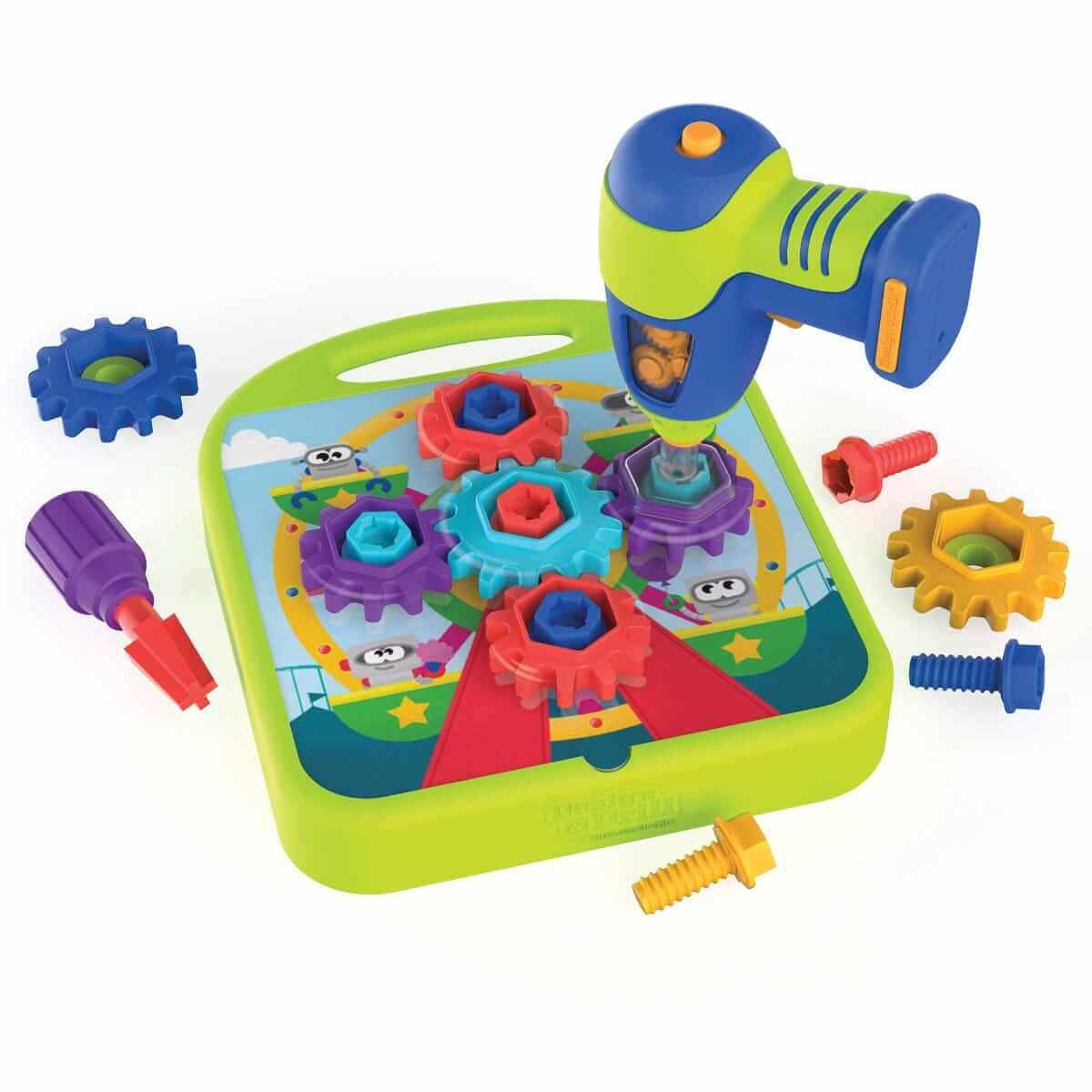 Atelier de conception d'engrenages Design & Drill - Jeux d'assemblage - Boutique LeoLudo - Educational Insights