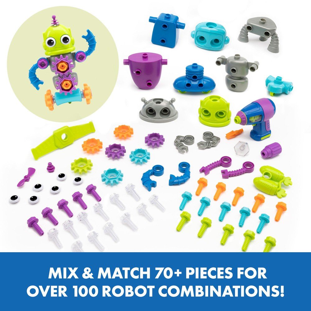 Atelier de robots Design & Drill - Jeux d'assemblage - Boutique LeoLudo - Educational Insights