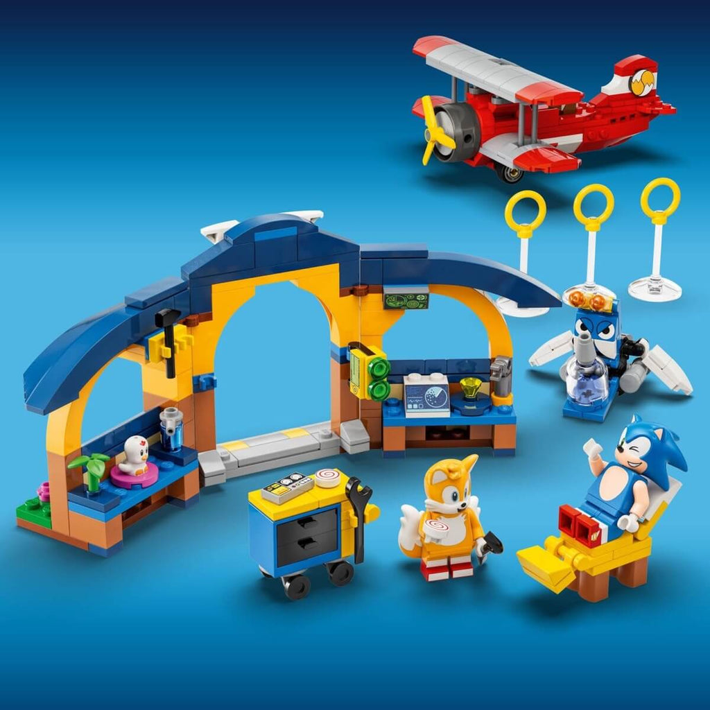 Atelier et avion tornade de Tail (376 pcs.)-LEGO-Boutique LeoLudo