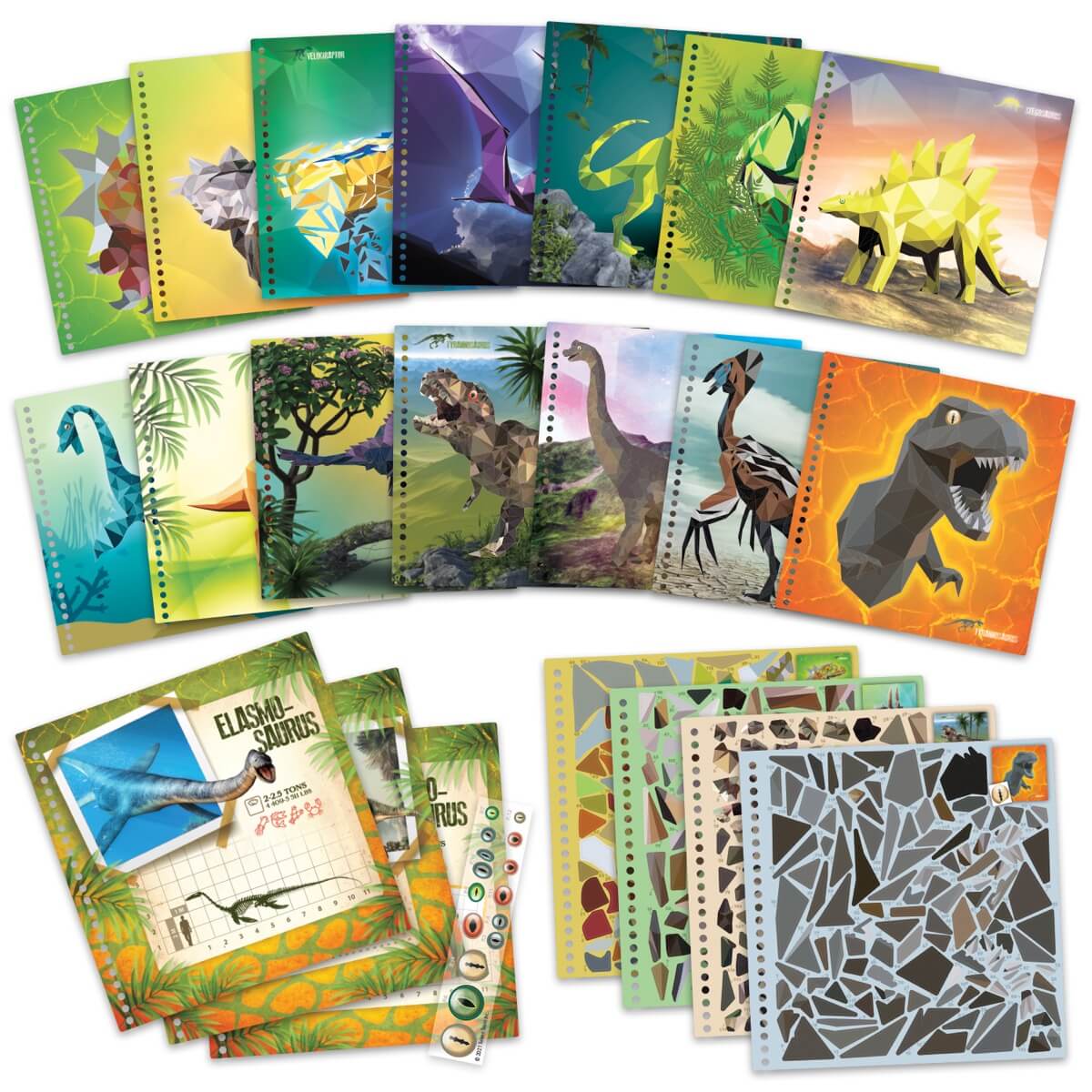 Autocollant par numéro DinosArt - Art & bricolage - Boutique LeoLudo - DinosArt