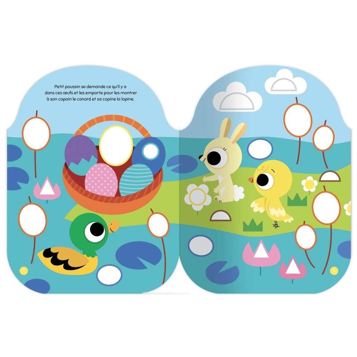 Autocollants formes - L'aventure de petit poussin - Livres - Boutique LeoLudo - Auzou