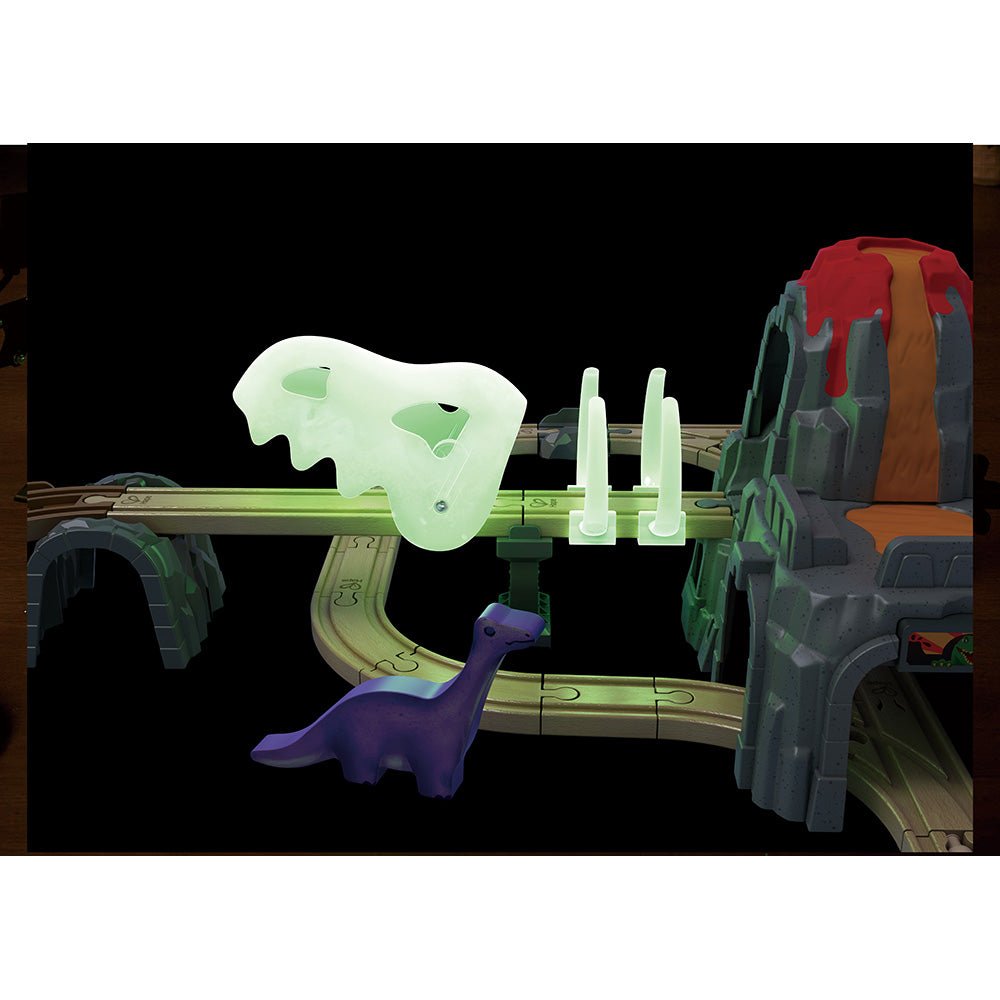 Aventure de train jurassique (61 pcs) - Ensembles de jeu - Boutique LeoLudo - Hape