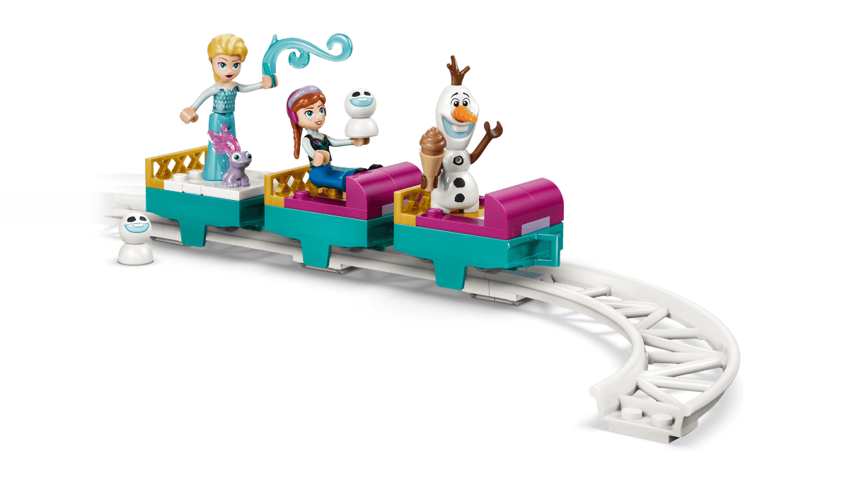 Aventure en traîneau et château de glace d’Elsa (216pcs) – LEGO Disney Frozen - Jeux de construction - Boutique LeoLudo - LEGO