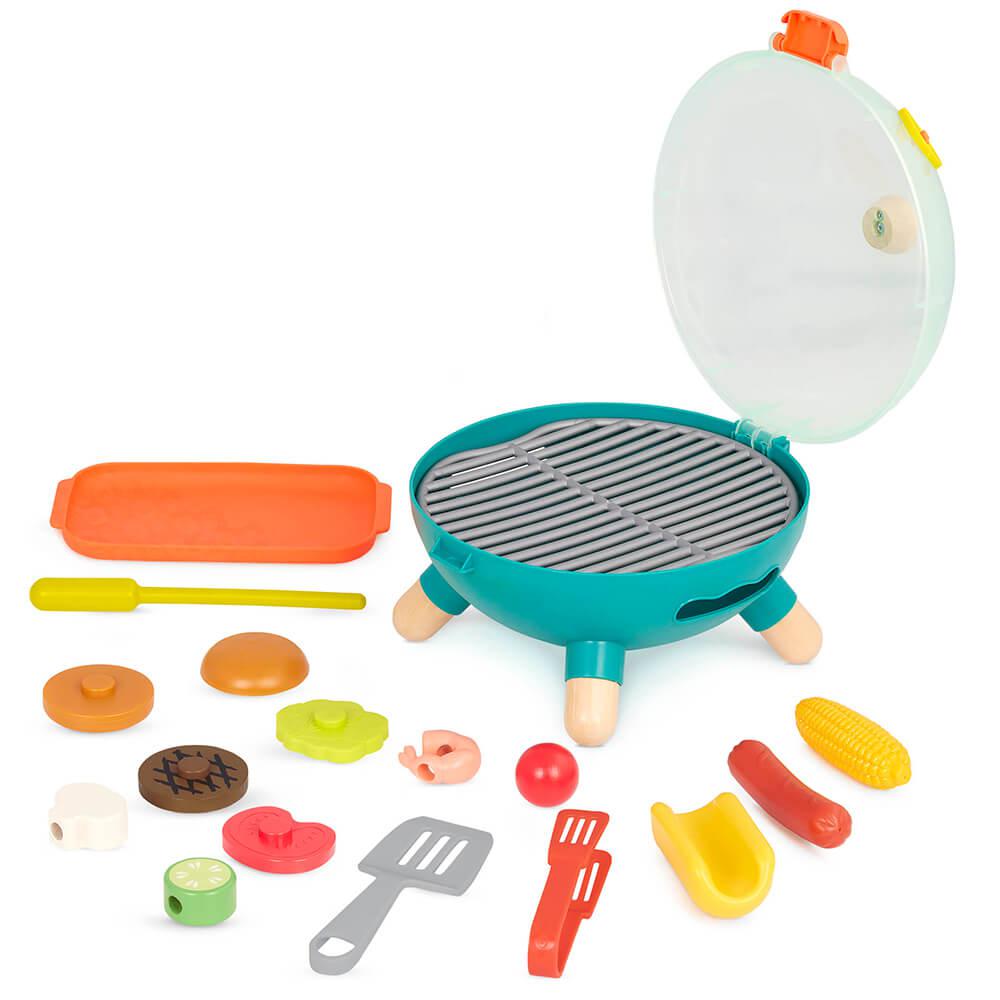 B. Role Play - Ensemble BBQ Mini Chef - Jouets d'imitation - Boutique LeoLudo - B. toys