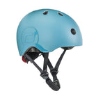 Casque de moto acier bleu, taille S-M - Boutique LeoLudo