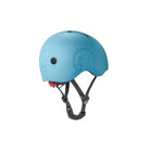 Casque de moto acier bleu, taille S-M - Boutique LeoLudo