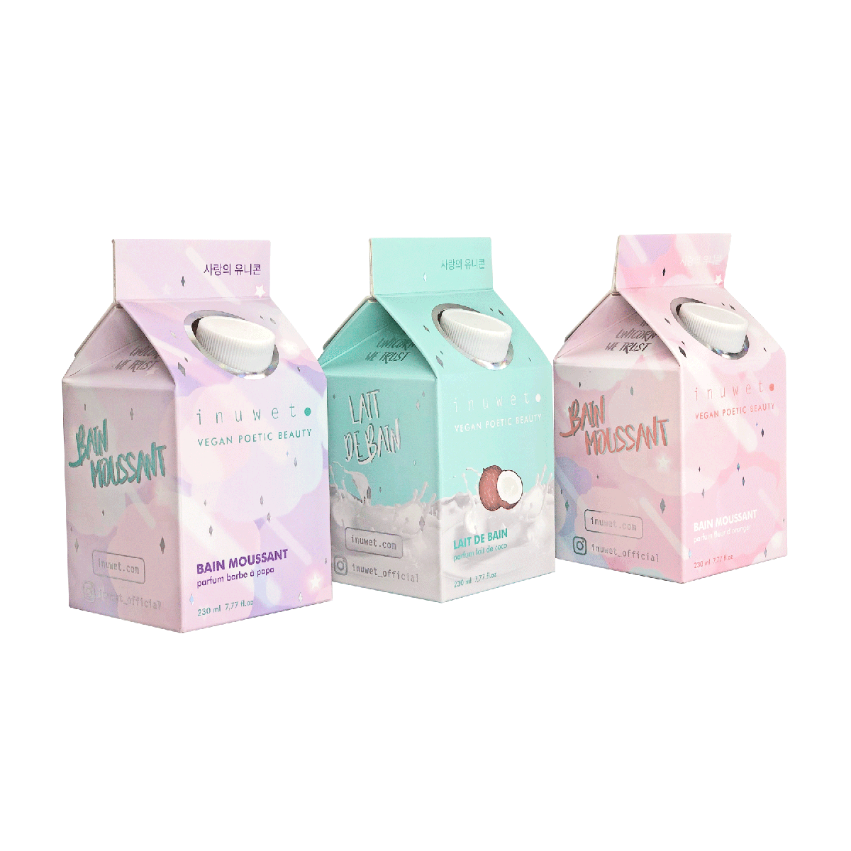 Bain moussant - Barbe à papa - Soins et hygiène - Boutique LeoLudo - inuwet