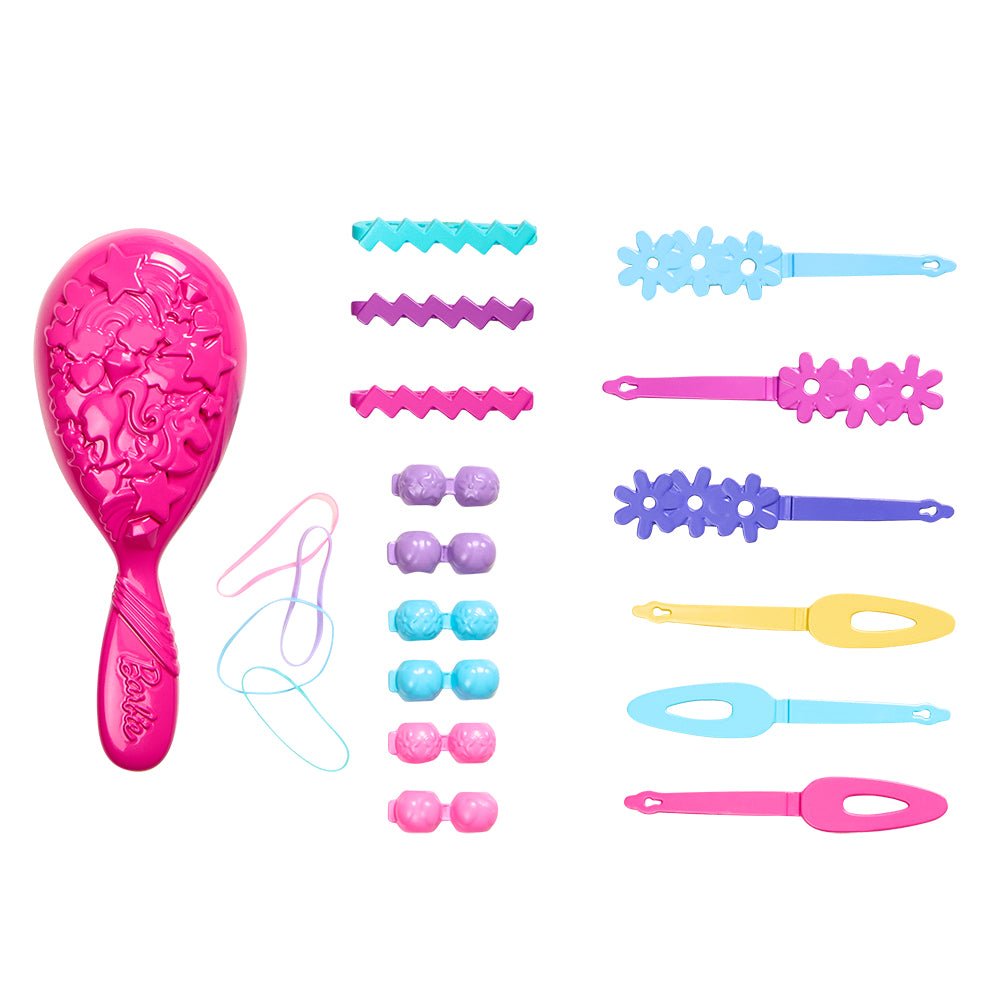 Barbie – Tête à coiffer avec 20 accessoires -Poupées- Boutique LeoLudo-Mattel