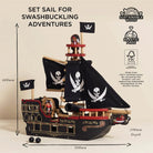 Bateau Pirate Barberousse - Véhicules de jeu - Boutique LeoLudo - Le Toy Van