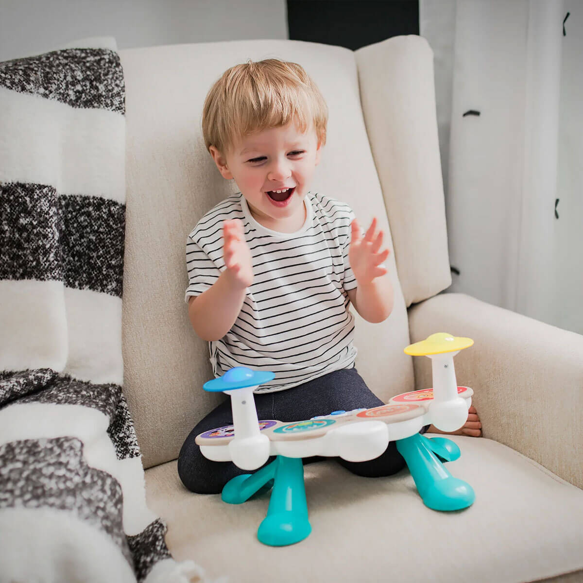 Batterie tactile magique Baby Einstein - Jouets musicaux - Boutique LeoLudo - Hape