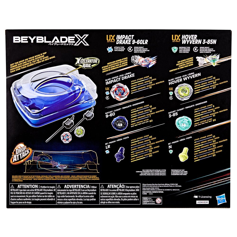 Beyblade X - Set de Combat Descente-Choc -Véhicules de jeu- Boutique LeoLudo-Hasbro