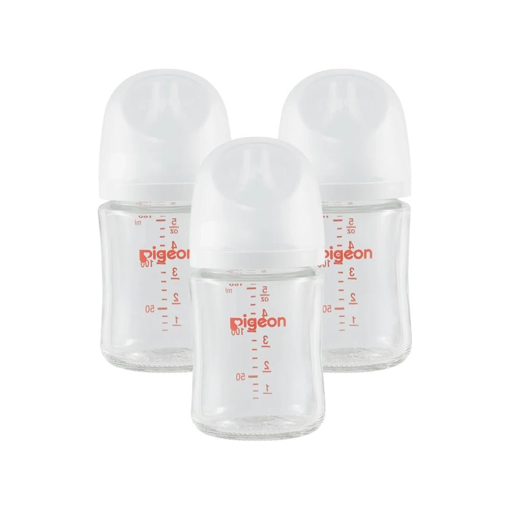Biberons en verre Pigeon 5oz (paquet de 3) tétine SS -Biberons- Boutique LeoLudo-Pigeon
