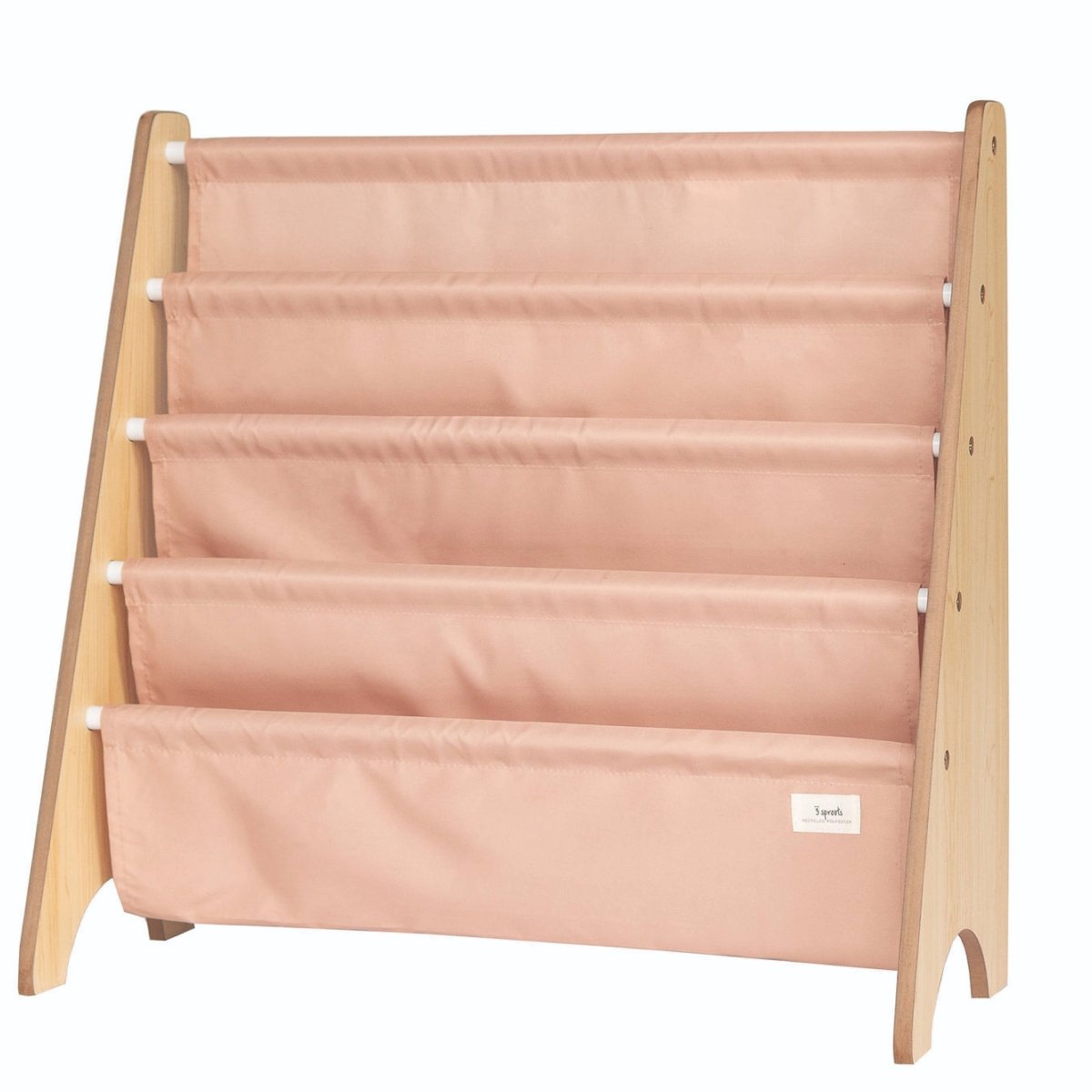 Bibliothèque pour enfant en tissu recyclé - 3 Sprouts -Meubles- Boutique LeoLudo-3 Sprouts