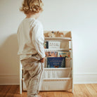 Bibliothèque Sling montessori en bois – Kinderfeets - Meubles - Boutique LeoLudo - Kinderfeets
