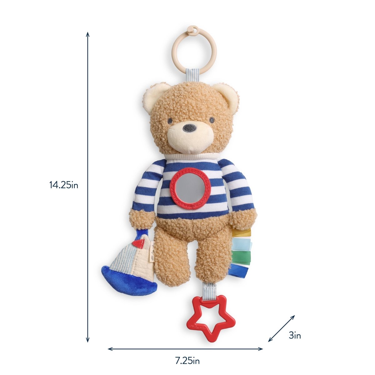 Bitzy Traveler™ – Jouet sensoriel d’éveil à suspendre -Jouets d'éveil- Boutique LeoLudo-Itzy Ritzy Canada