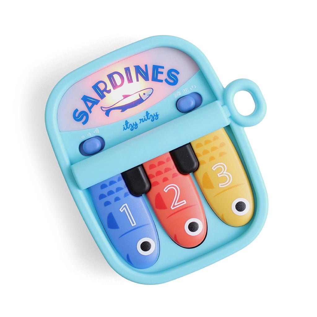 Bitzy Tunes™ – Piano interactif lumineux Sardines -Jouets d'éveil- Boutique LeoLudo-Itzy Ritzy Canada