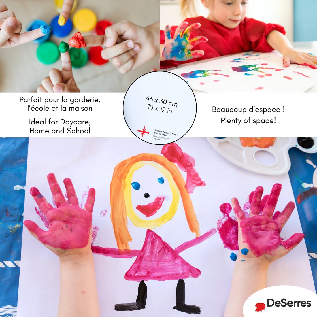 Bloc à peinture à doigt pour enfants - Art & bricolage - Boutique LeoLudo - DeSerres