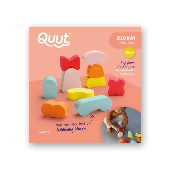 Blokki - Rose Corail -Jouets de bain- Boutique LeoLudo-Quut