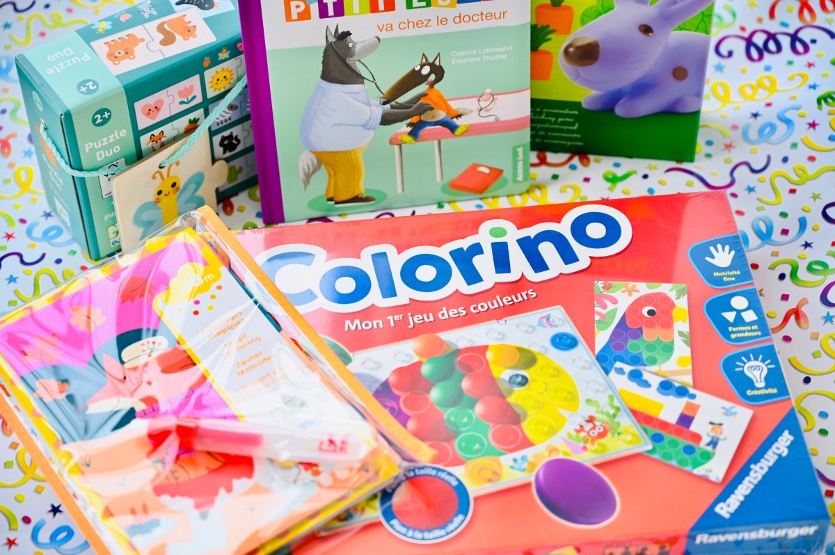 Boîte cadeaux d'anniversaire 2 ans -Ensembles cadeaux- Boutique LeoLudo-LeoLudo
