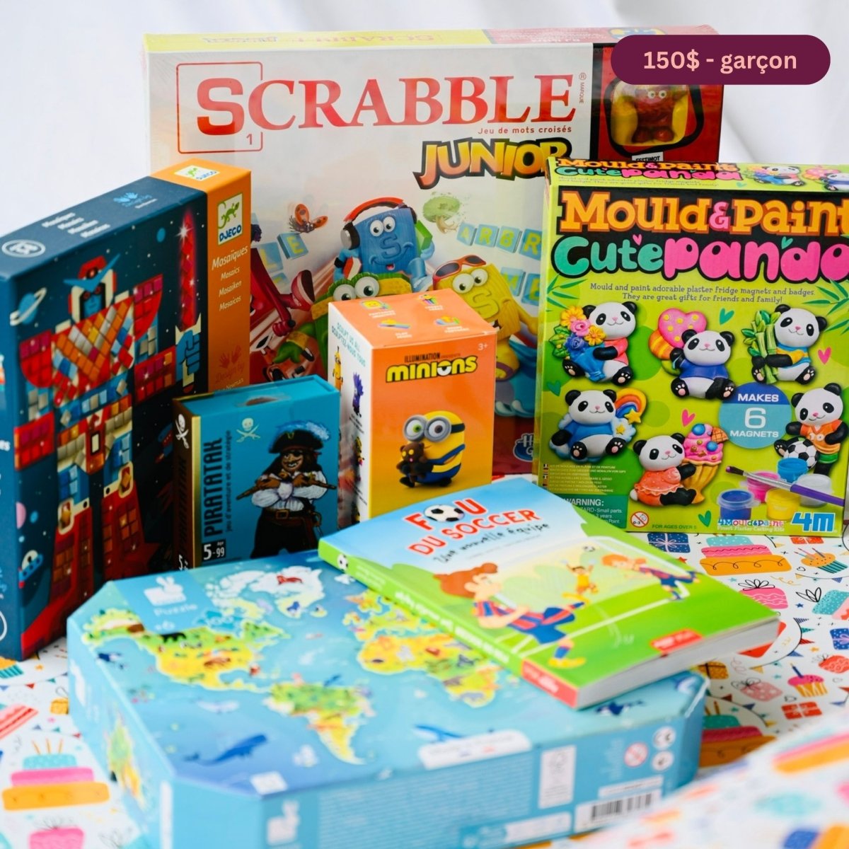 Boîte cadeaux d'anniversaire 5-7 ans -Ensembles cadeaux- Boutique LeoLudo-LeoLudo