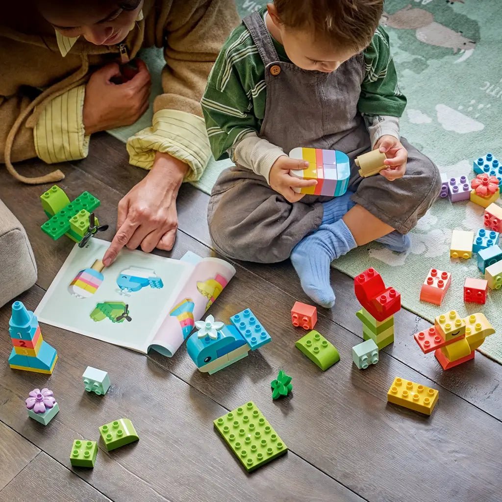 Boîte créative colorée (80 pcs.) – LEGO® DUPLO® -Jeux de construction- Boutique LeoLudo-LEGO