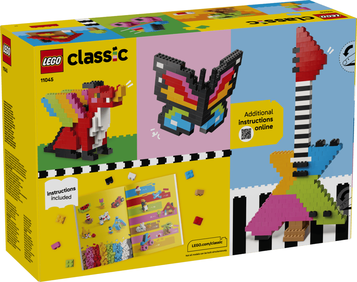 Boîte de briques créatives colorées (820 pcs.) – LEGO® Classic -Jeux de construction- Boutique LeoLudo-LEGO