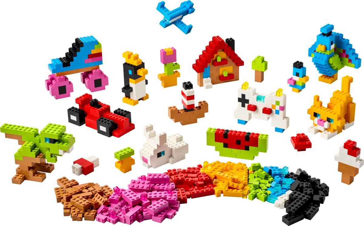 Boîte de briques créatives colorées (820 pcs.) – LEGO® Classic -Jeux de construction- Boutique LeoLudo-LEGO