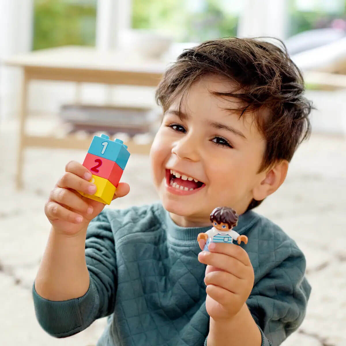 Boîte de briques LEGO Duplo (65 pcs. + 2 figurines) - Jeux de construction - Boutique LeoLudo - LEGO