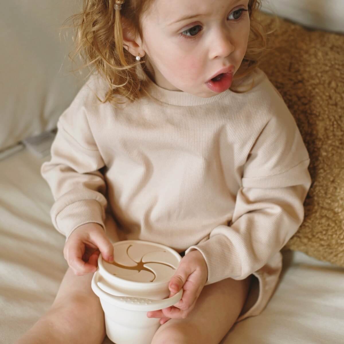 Bol à collation en silicone-Minika-Boutique LeoLudo