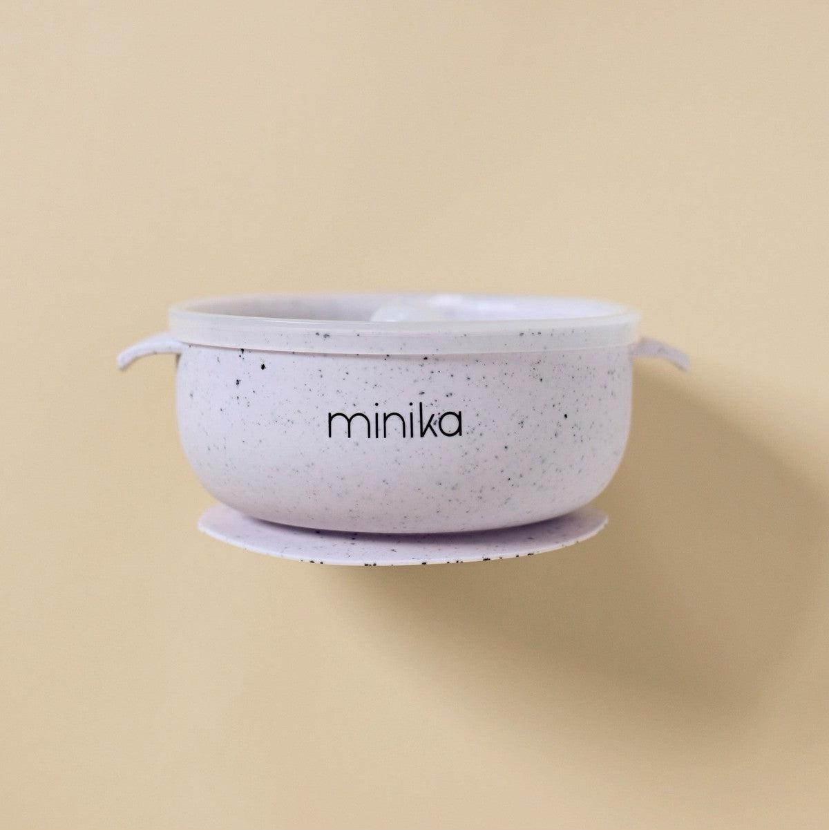 Bol à succion en silicone avec couvercle - Alimentation & repas - Boutique LeoLudo - Minika