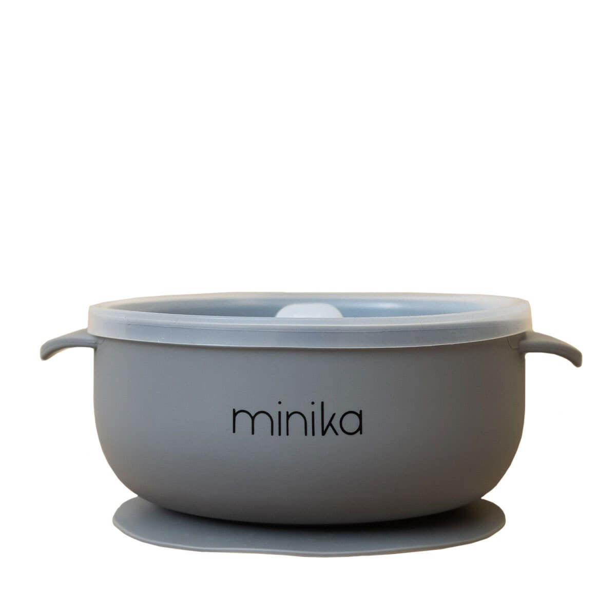 Bol à succion en silicone avec couvercle-Minika-Boutique LeoLudo