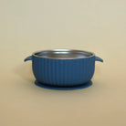 Bol en acier inoxydable avec succion en silicone - Indigo - Alimentation & repas - Boutique LeoLudo - Minika