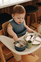 Bol en acier inoxydable avec succion en silicone - Sage - Alimentation & repas - Boutique LeoLudo - Minika