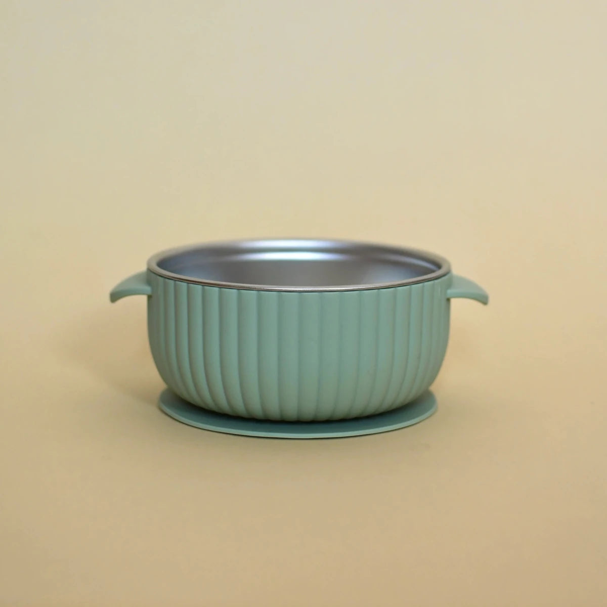 Bol en acier inoxydable avec succion en silicone - Sage - Alimentation & repas - Boutique LeoLudo - Minika