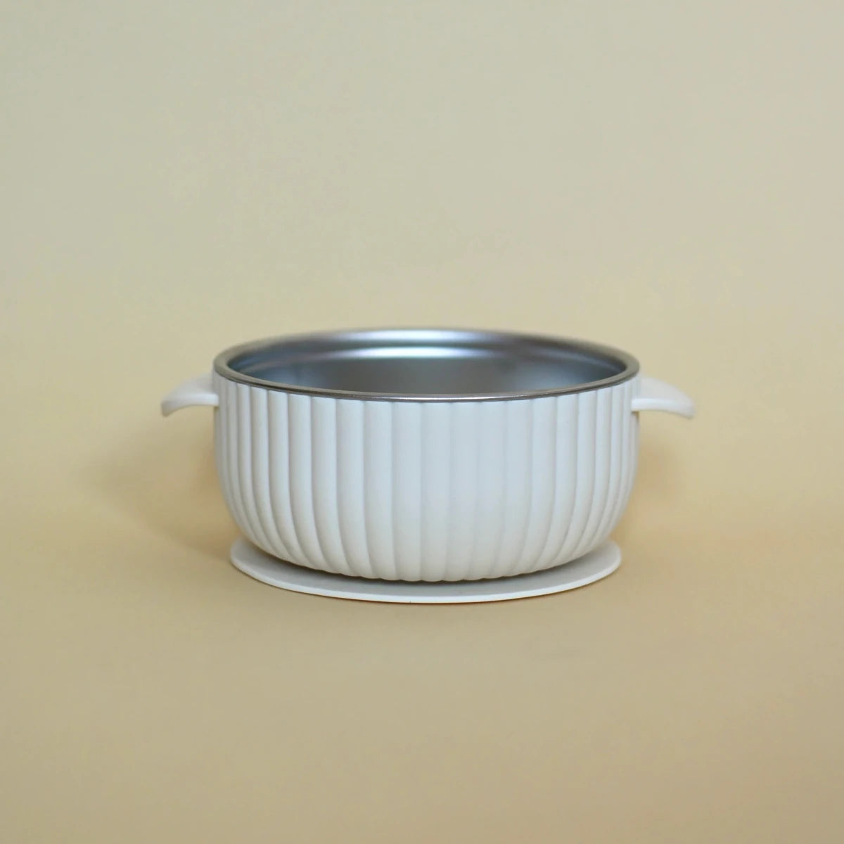 Bol en acier inoxydable avec succion en silicone - Shell - Alimentation & repas - Boutique LeoLudo - Minika