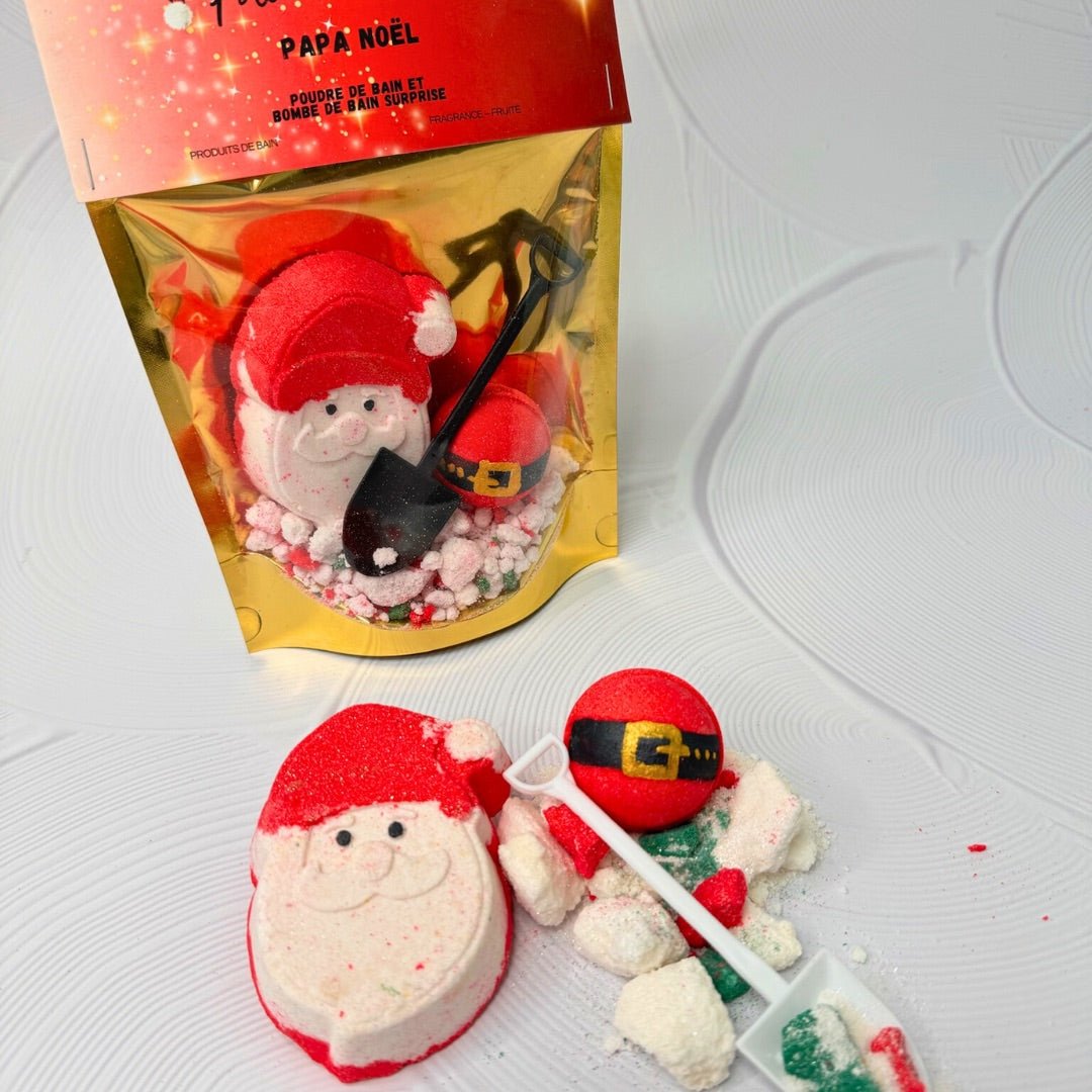 Bombe + poudre de bain - Potion du Papa Noël - Pour le bain - Boutique LeoLudo - La Fabrik