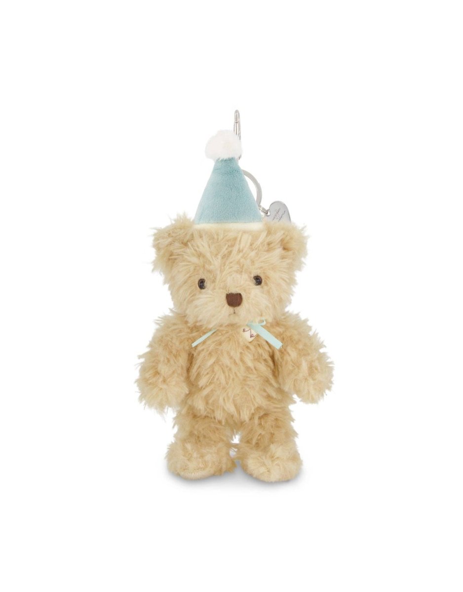 Breloque pour sac - Arthur l'ours de fête - Sky - Snuggle Bunnies -Peluches- Boutique LeoLudo-Snuggle Bunnies