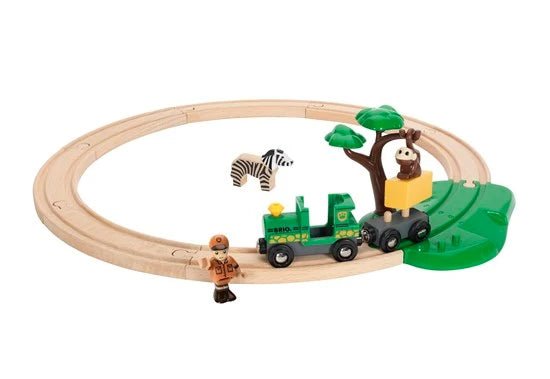 BRIO Ensemble ferroviaire Safari (17 pcs) -Jeux de construction- Boutique LeoLudo-Brio