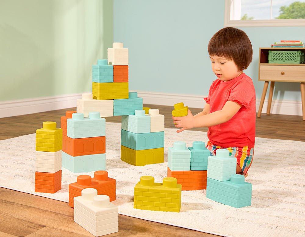 B.Toys - Big City Blocks™ Blocs de construction géants - Jeu actif - Boutique LeoLudo - B. toys