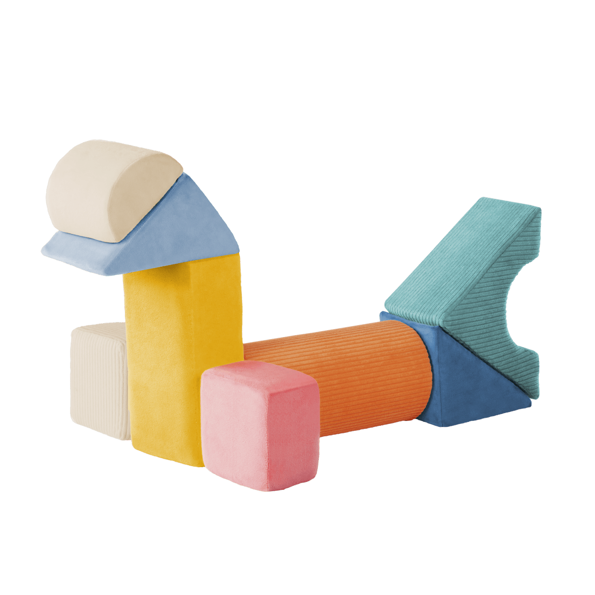 B.Toys - Tumble-y Towers™ Blocs sensoriels en mousse -Jouets sensoriels- Boutique LeoLudo-B. toys