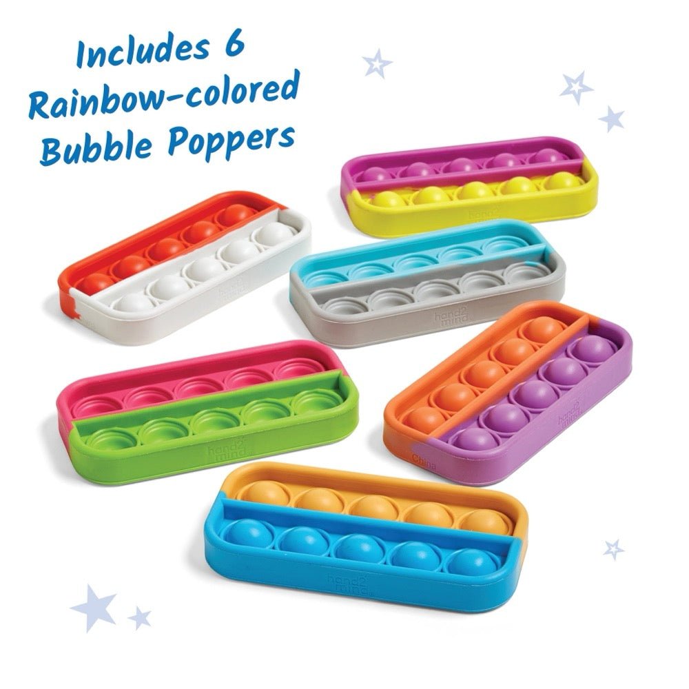 Bulles sensorielles à éclater (lot de 6 x 10 cadres) - Jeux éducatifs - Boutique LeoLudo - hand2mind