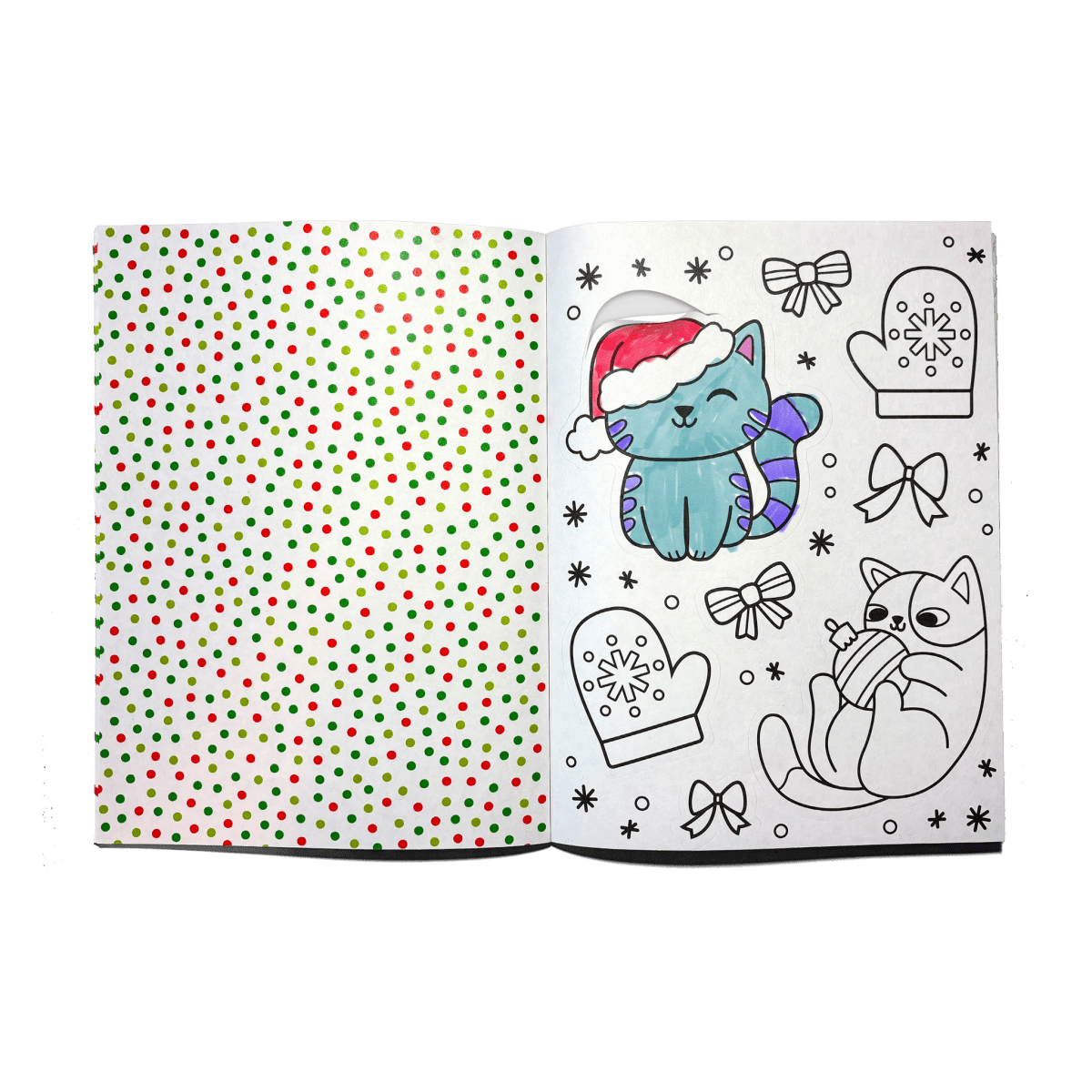 Cahier d'autocollants à colorier Stickiville - Jolly Cheer Doodles (400+ autocollants) -Art & bricolage- Boutique LeoLudo-OOLY