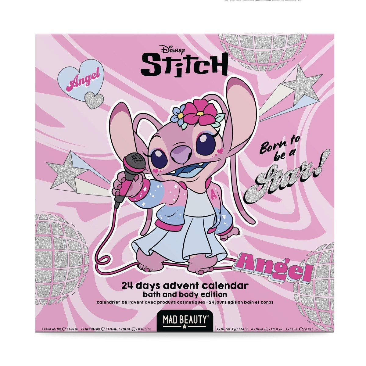 Calendrier de l'Avent Bain et Corps Disney Angel Popstar (24 jours) -Soins et hygiène- Boutique LeoLudo-Mad Beauty