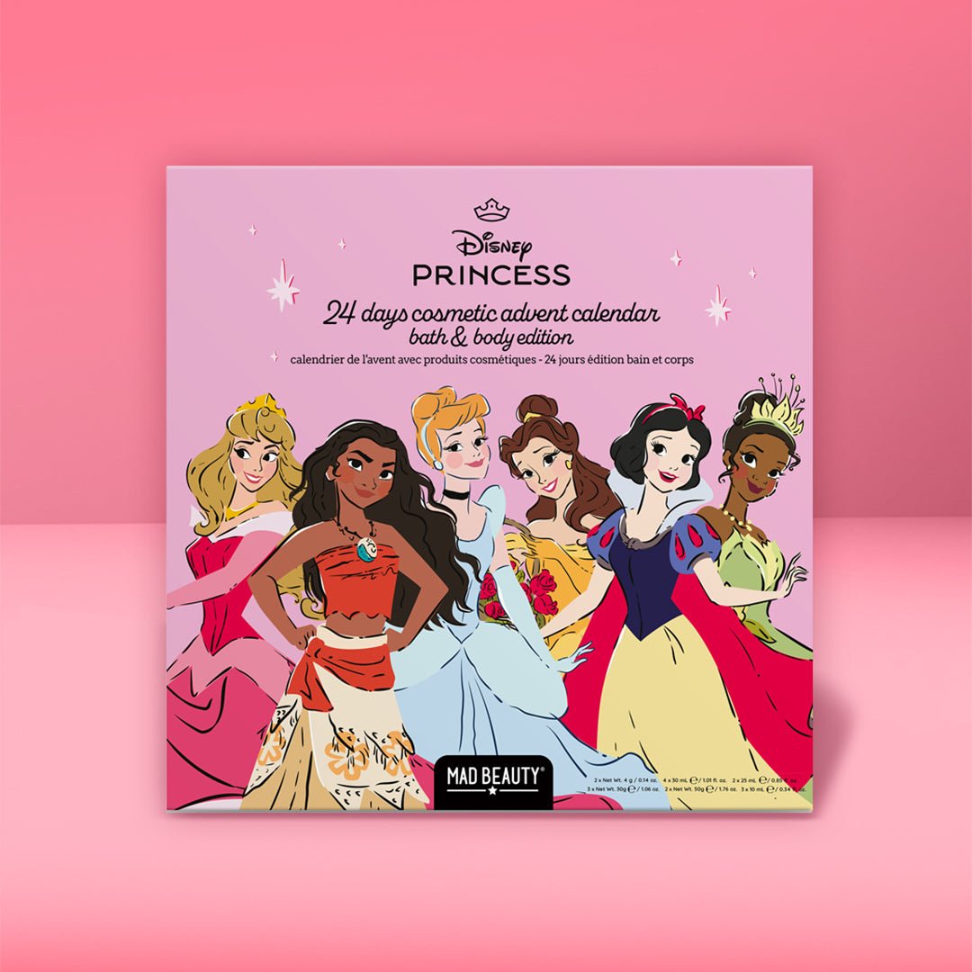 Calendrier de l'Avent Bain et Corps Disney Princesses (24 jours) -Soins et hygiène- Boutique LeoLudo-Mad Beauty